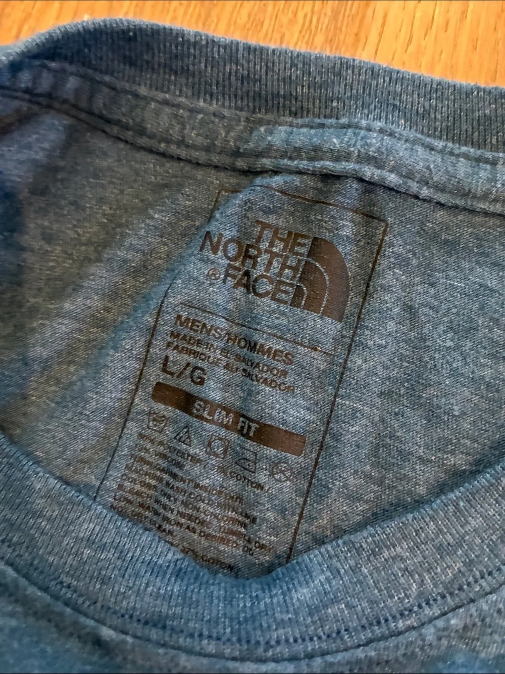 The North Face Men's Crew Pocket Tee in Teal Blue